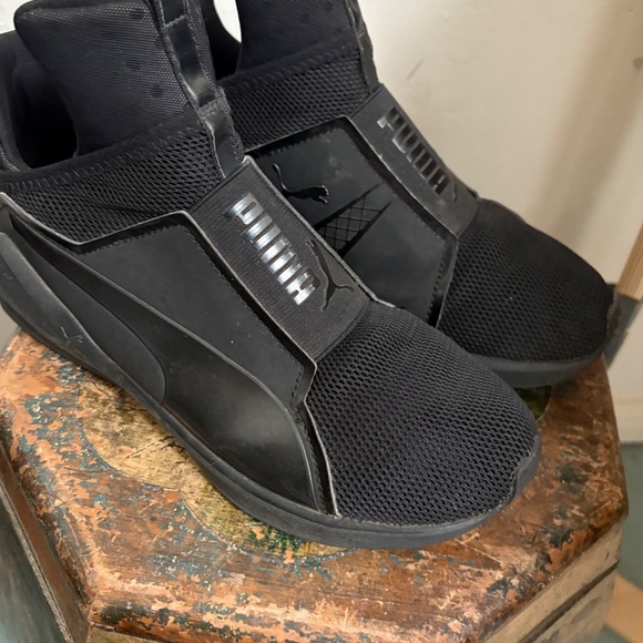 Puma Black Fierce Slip On Sneakers Size 7 - Picture 6 of 8